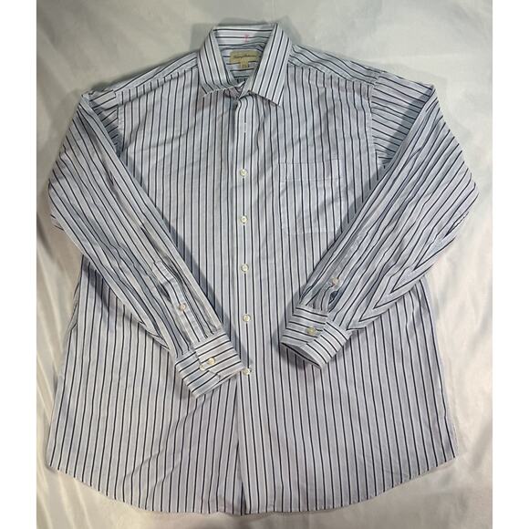 Men’s Tommy Bahama Jeans Island Crafted Long Sleeve Light Blue Shirt 16 1/2 - Picture 1 of 6